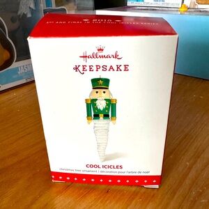 Cool icicles series Hallmark Nutcracker Ornament. NIB. Only out for photos.